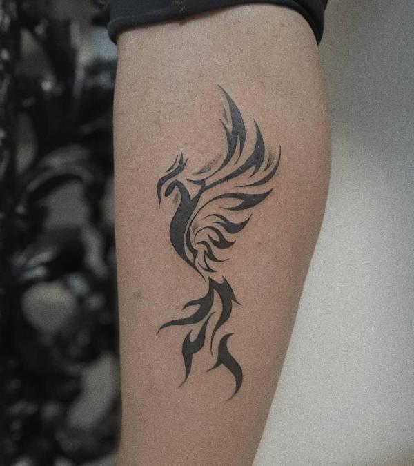60 Phoenix Tattoos - Rise of a Mythological Bird