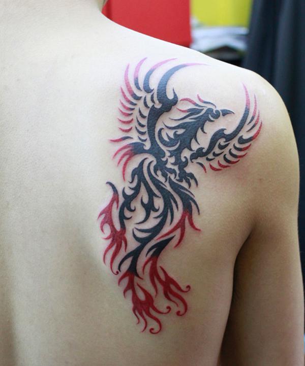 60 Phoenix Tattoos - Rise of a Mythological Bird