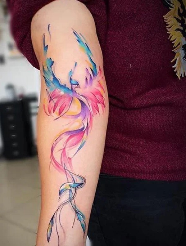 60 Phoenix Tattoos - Rise of a Mythological Bird