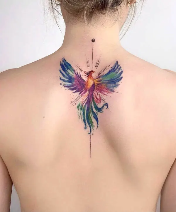 60 Phoenix Tattoos - Rise of a Mythological Bird
