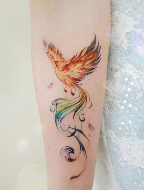 60 Phoenix Tattoos - Rise of a Mythological Bird