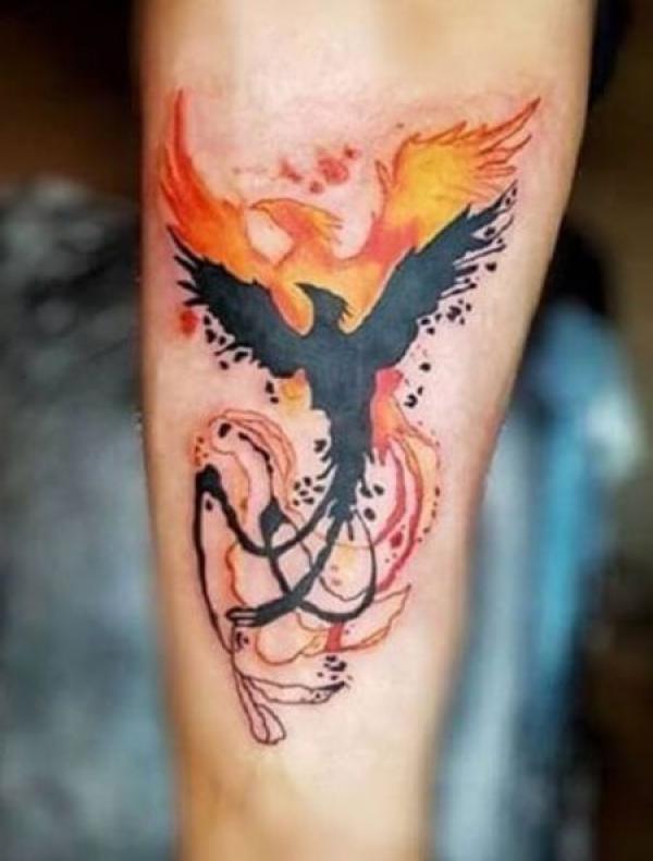 60 Phoenix Tattoos - Rise of a Mythological Bird
