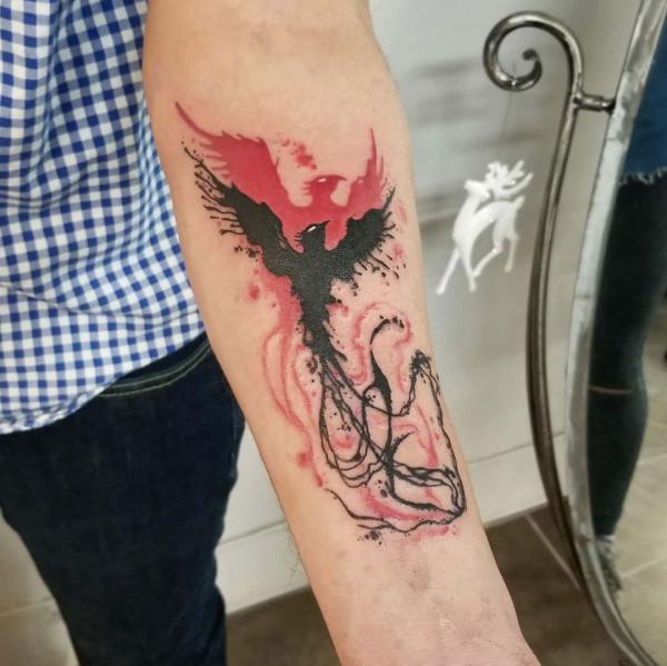 60 Phoenix Tattoos - Rise of a Mythological Bird