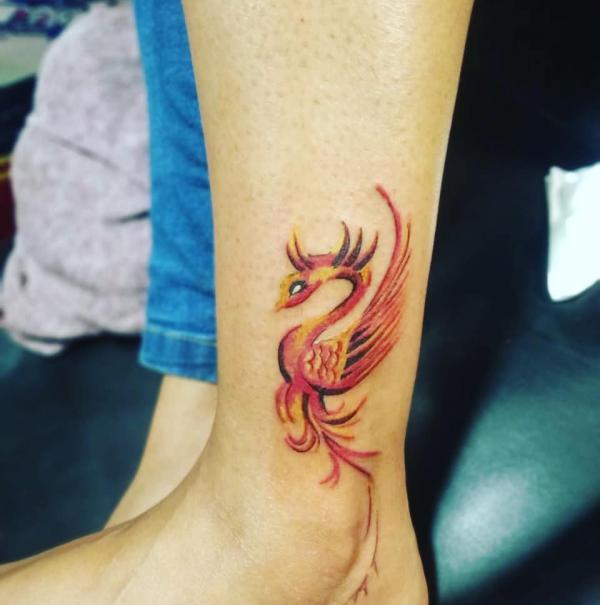 60 Phoenix Tattoos - Rise of a Mythological Bird