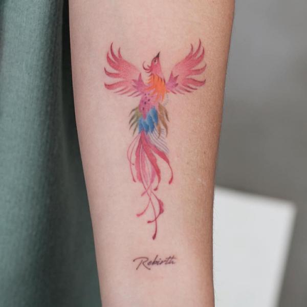 60 Phoenix Tattoos - Rise of a Mythological Bird