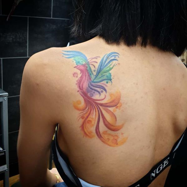 60 Phoenix Tattoos - Rise of a Mythological Bird