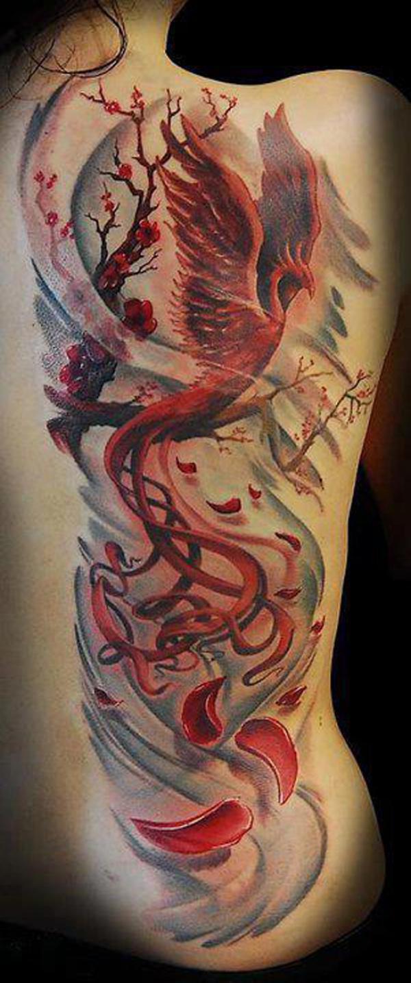 60 Phoenix Tattoos - Rise of a Mythological Bird