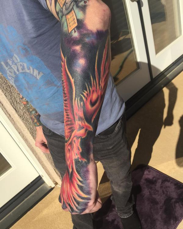 60 Phoenix Tattoos - Rise of a Mythological Bird