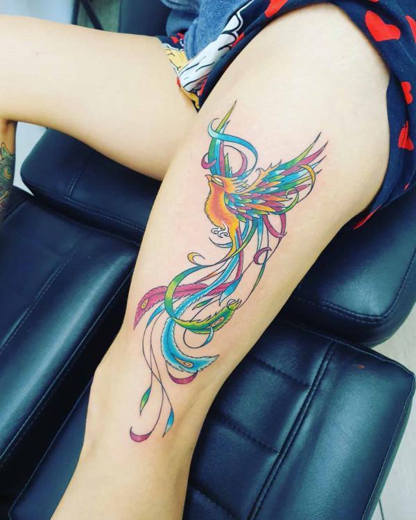 60 Phoenix Tattoos - Rise of a Mythological Bird