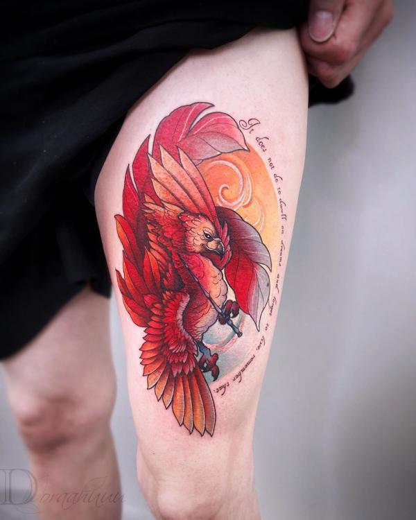 60 Phoenix Tattoos - Rise of a Mythological Bird