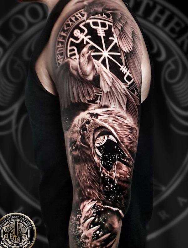 40 Stunning Bear Tattoos: Symbolism and Meanings