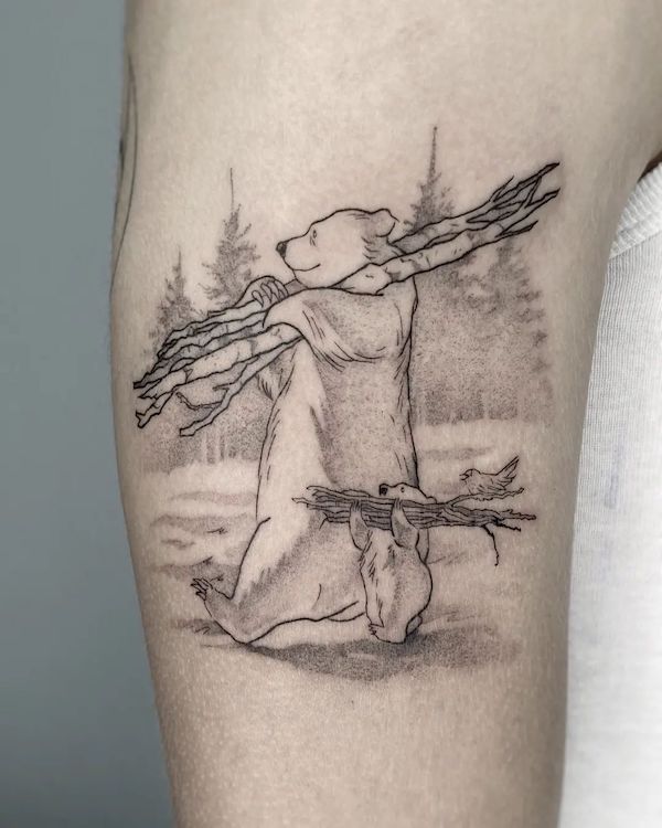 40 Stunning Bear Tattoos: Symbolism and Meanings