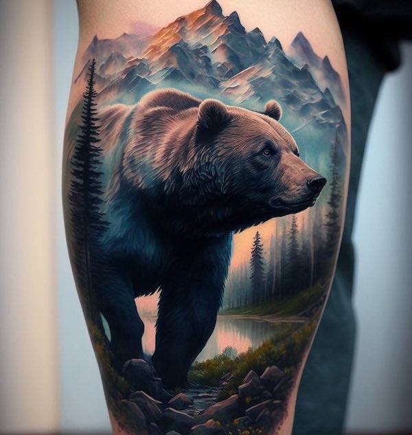 40 Stunning Bear Tattoos: Symbolism and Meanings