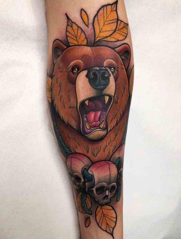 40 Stunning Bear Tattoos: Symbolism and Meanings