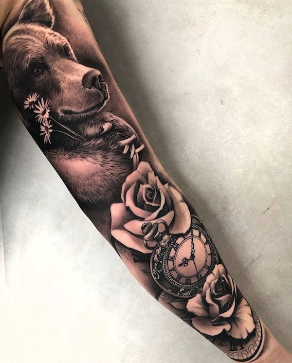 40 Stunning Bear Tattoos: Symbolism and Meanings