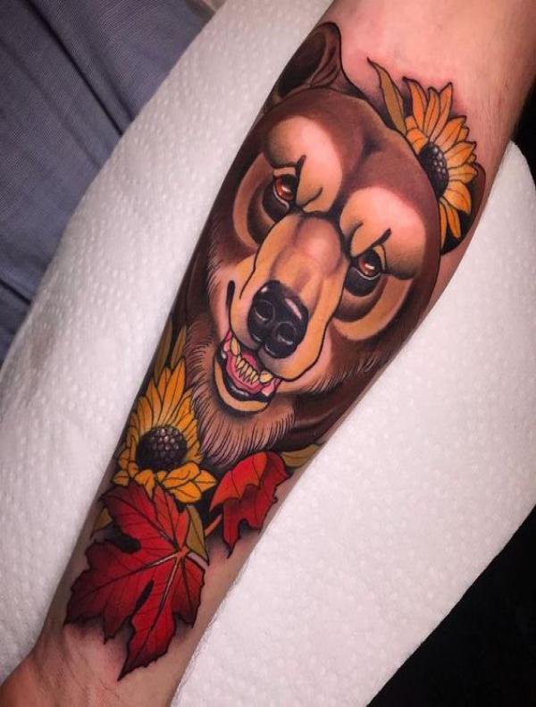 40 Stunning Bear Tattoos: Symbolism and Meanings