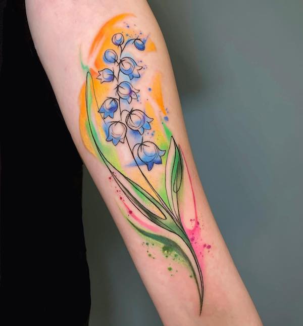 The Enchanting Beauty of Lily of the Valley Tattoos