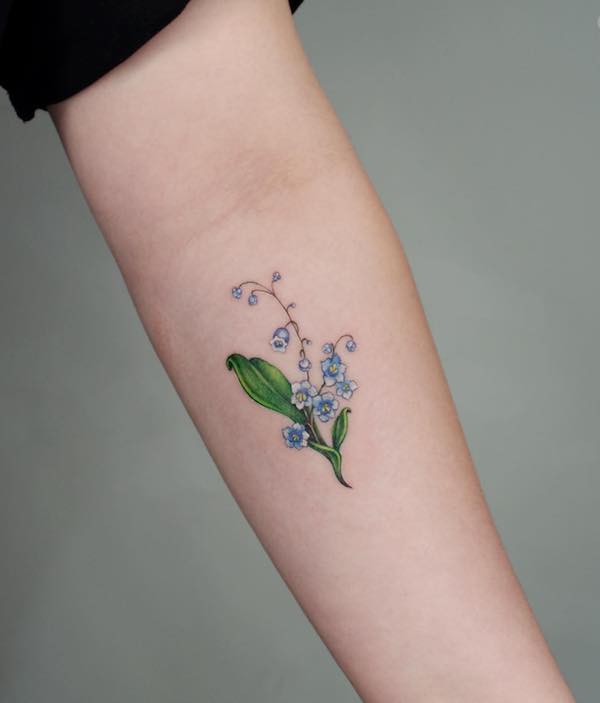The Enchanting Beauty of Lily of the Valley Tattoos