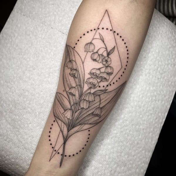 The Enchanting Beauty of Lily of the Valley Tattoos