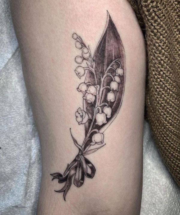 The Enchanting Beauty of Lily of the Valley Tattoos