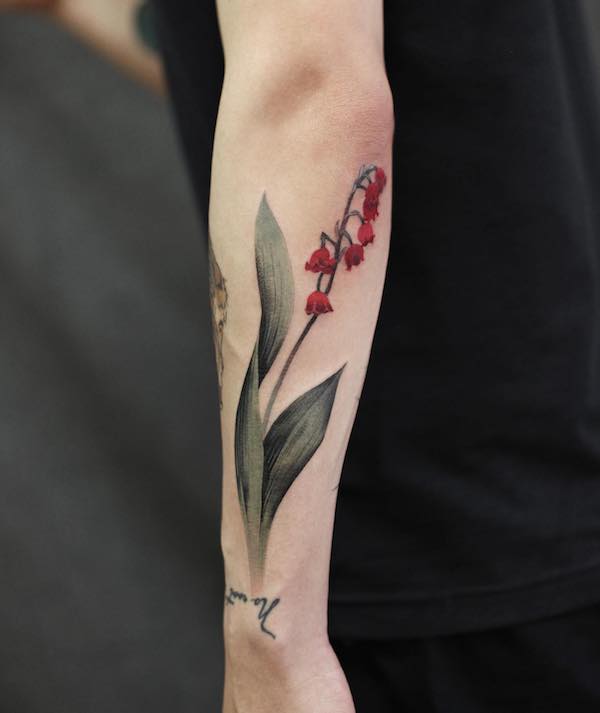 The Enchanting Beauty of Lily of the Valley Tattoos