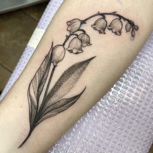 The Enchanting Beauty of Lily of the Valley Tattoos