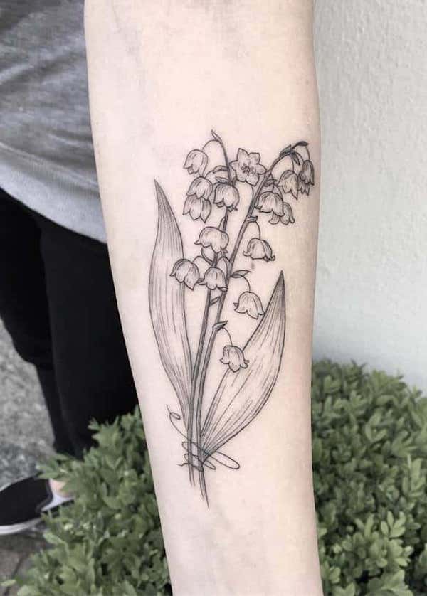 The Enchanting Beauty of Lily of the Valley Tattoos