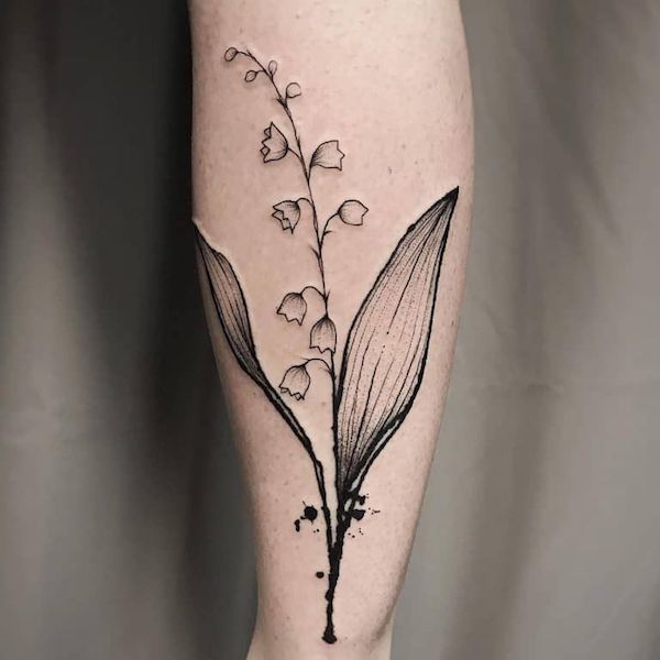 The Enchanting Beauty of Lily of the Valley Tattoos