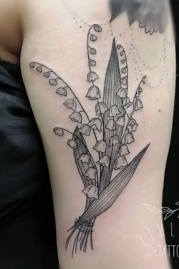The Enchanting Beauty of Lily of the Valley Tattoos