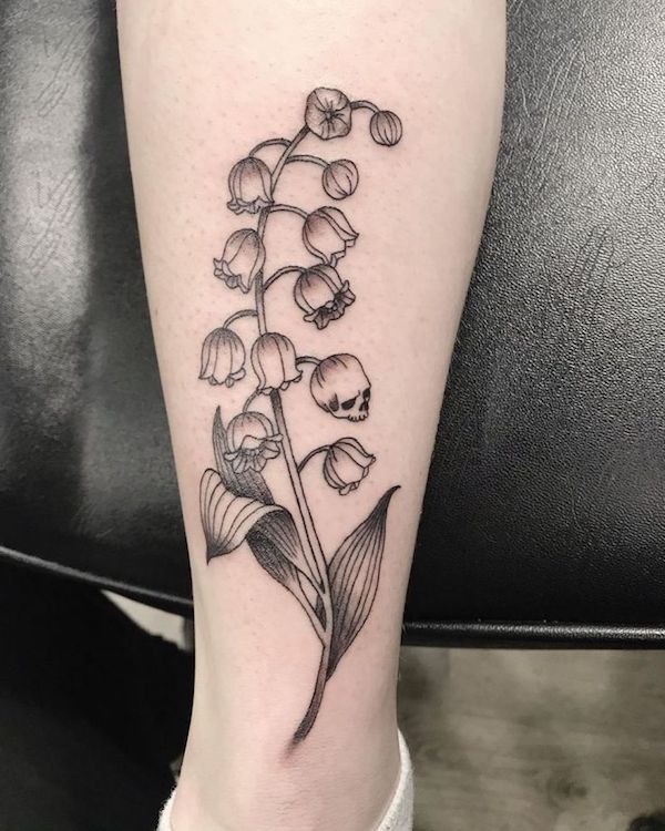 The Enchanting Beauty of Lily of the Valley Tattoos
