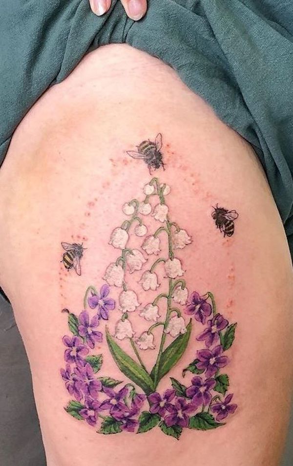 The Enchanting Beauty of Lily of the Valley Tattoos