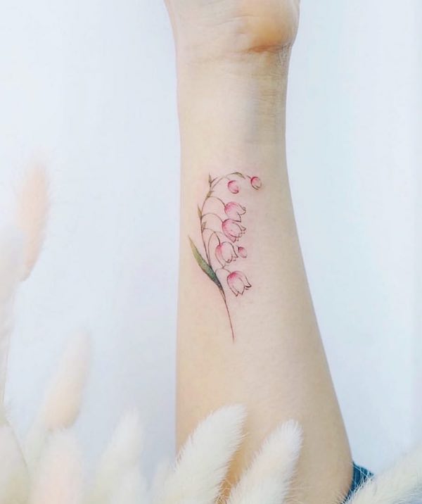 The Enchanting Beauty of Lily of the Valley Tattoos