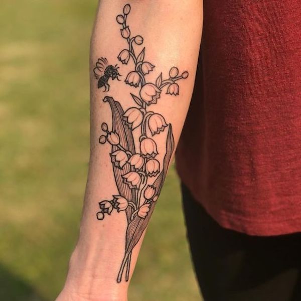 The Enchanting Beauty of Lily of the Valley Tattoos