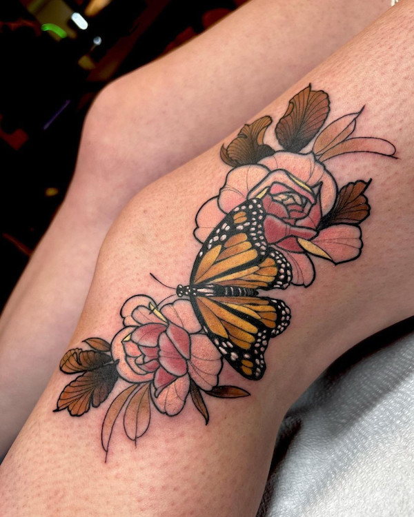 Monarch Butterfly Tattoos – Symbolism and Creativity