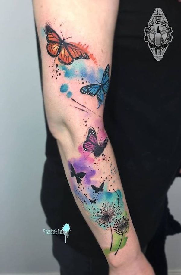 Blue Butterfly Tattoos: Meanings, Designs and Ideas