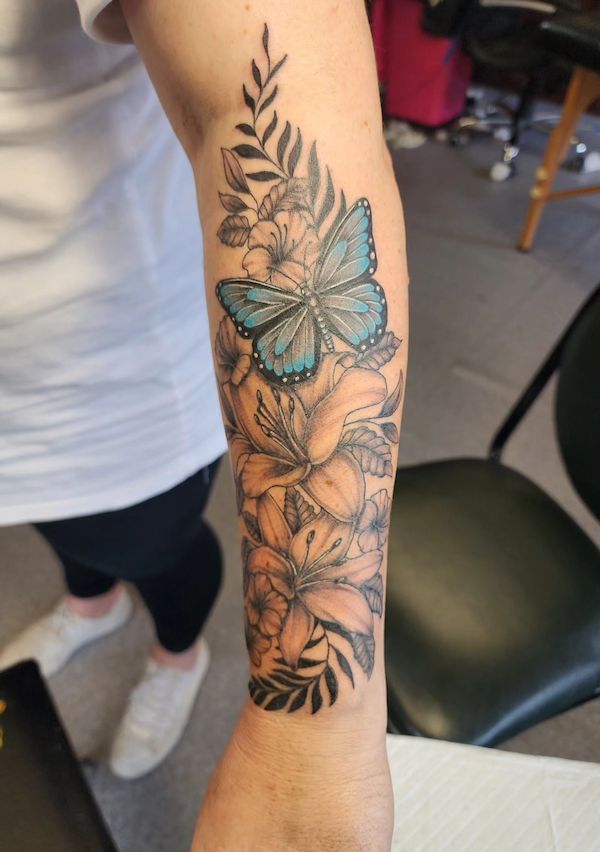 Blue Butterfly Tattoos: Meanings, Designs and Ideas