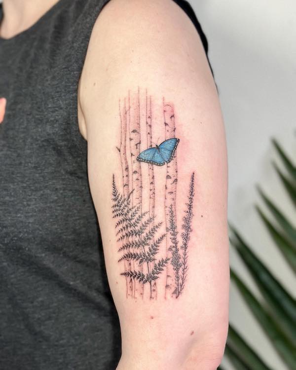 Blue Butterfly Tattoos: Meanings, Designs and Ideas
