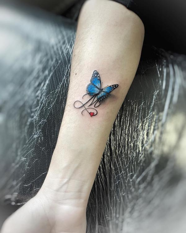 Blue Butterfly Tattoos: Meanings, Designs and Ideas
