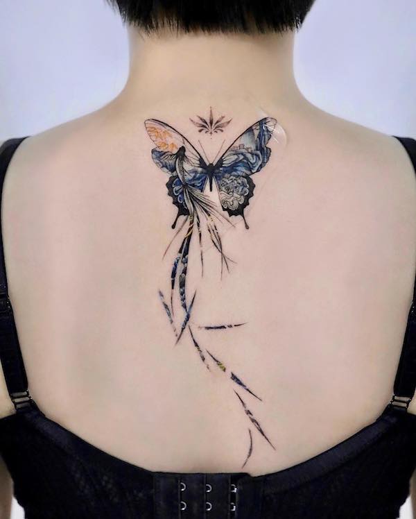 Blue Butterfly Tattoos: Meanings, Designs and Ideas
