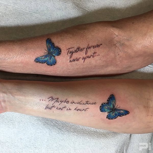 Blue Butterfly Tattoos: Meanings, Designs and Ideas
