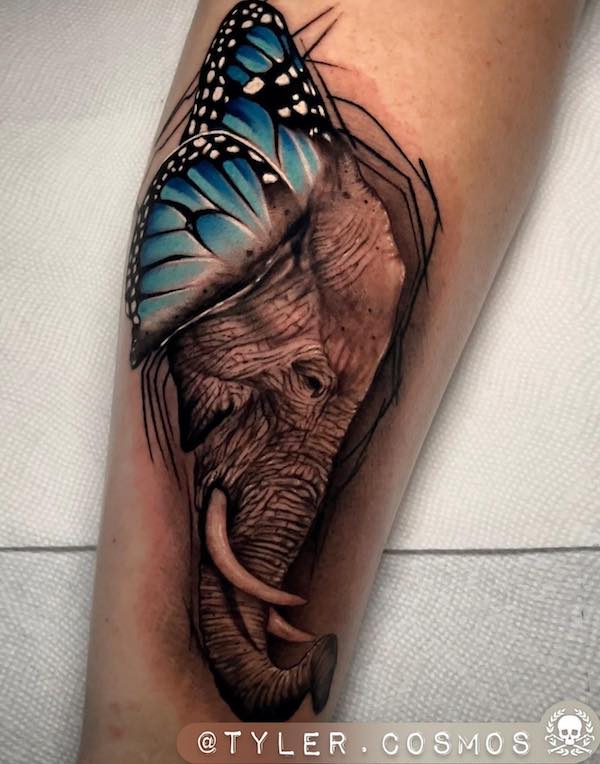 Blue Butterfly Tattoos: Meanings, Designs and Ideas