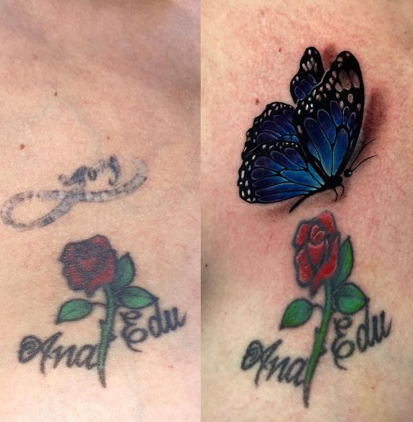 Blue Butterfly Tattoos: Meanings, Designs and Ideas