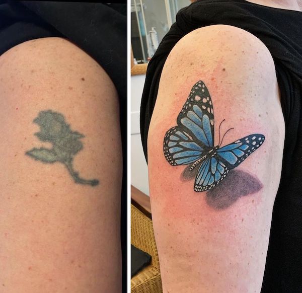 Blue Butterfly Tattoos: Meanings, Designs and Ideas