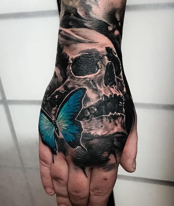 Blue Butterfly Tattoos: Meanings, Designs and Ideas