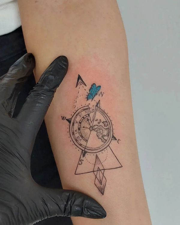 Blue Butterfly Tattoos: Meanings, Designs and Ideas