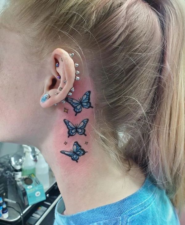 Blue Butterfly Tattoos: Meanings, Designs and Ideas