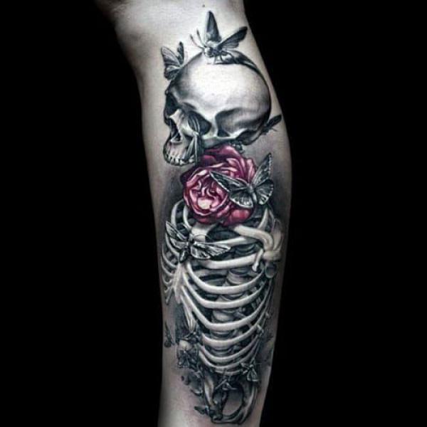 Butterfly Skull Tattoos: A Striking Fusion of Life and Death