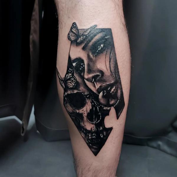 Butterfly Skull Tattoos: A Striking Fusion of Life and Death