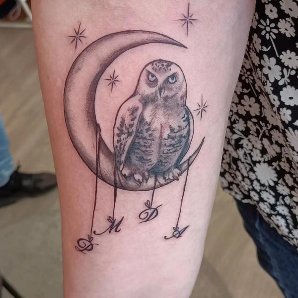 Moon and Stars Tattoos for Sky Lovers