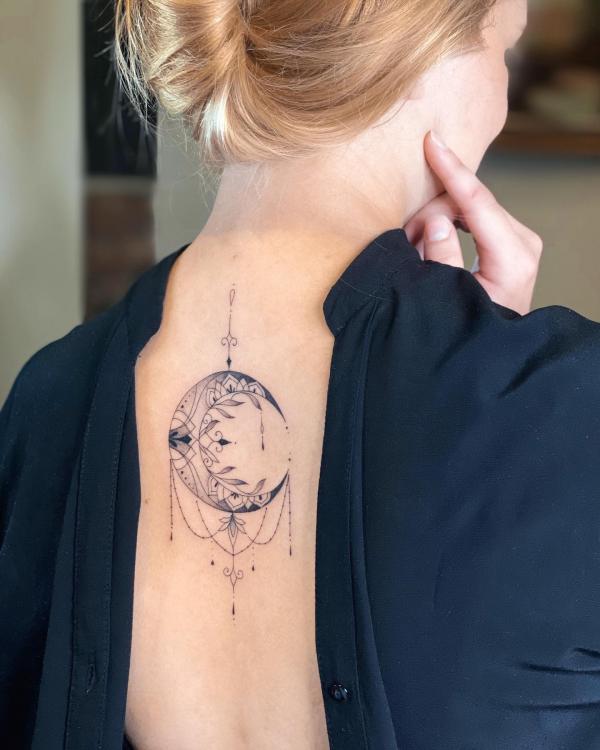 Moon and Stars Tattoos for Sky Lovers